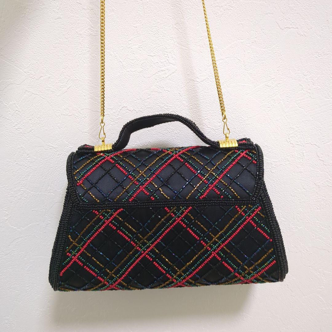 【検査証付き】LUMY はしもと ビーズバッグ パーティーバッグ