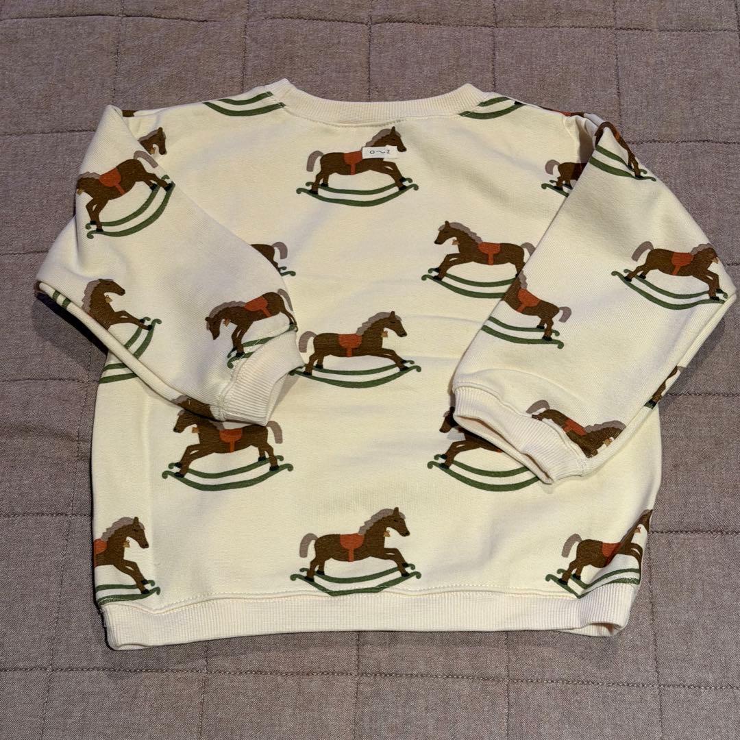 organic zoo ロッキングホース トレーナー　3-4Y