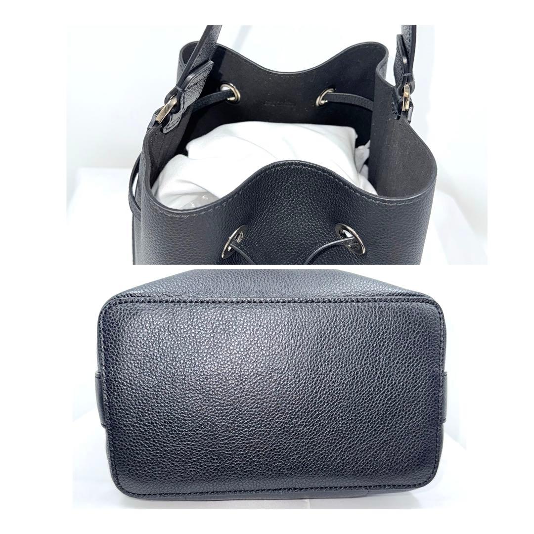 ✨美品✨FURLA フルラ コスタンザ 2WAY バケットバッグ ブラック 巾着