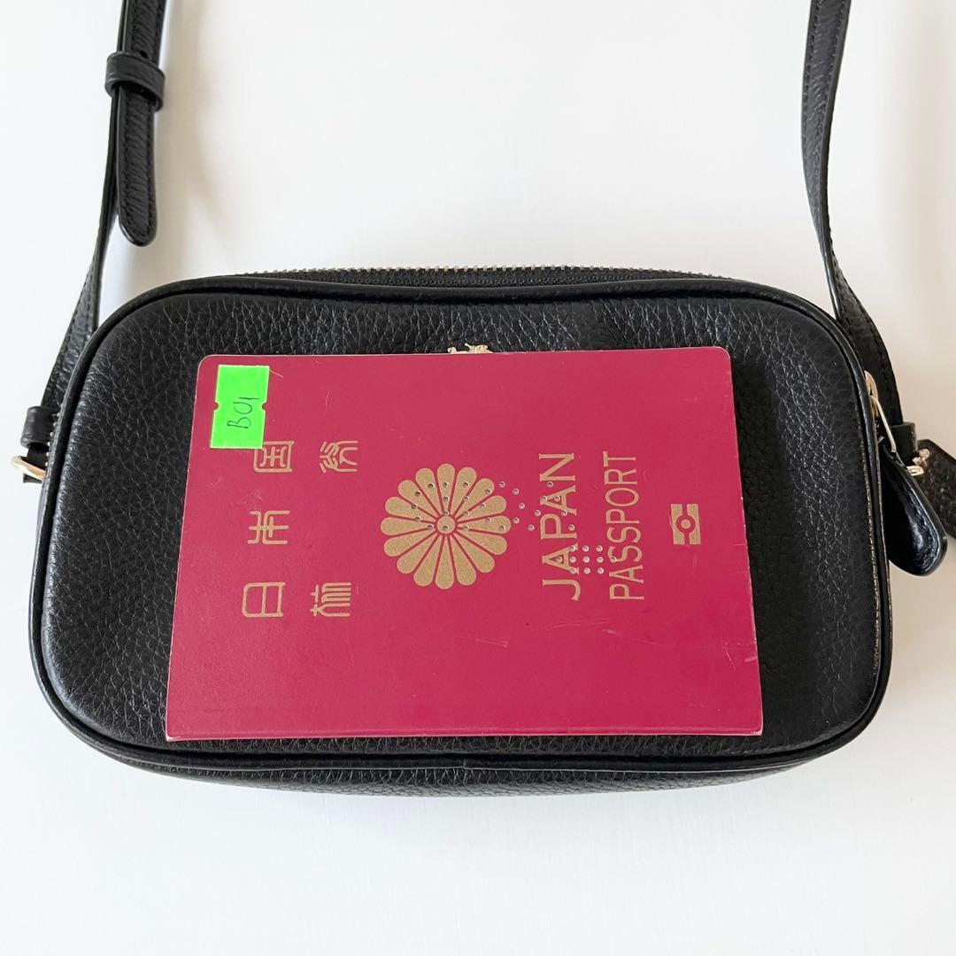 【極美品】COACH ダブルファスナー ショルダーバッグ カメラバッグ 黒