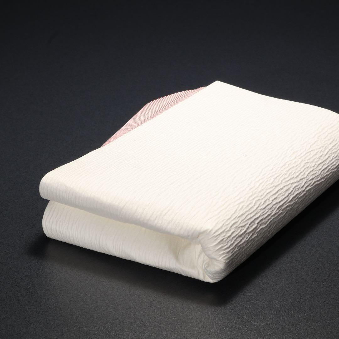 茶道具】紙釜敷 檀紙 紅白 山崎吉左衛門 共箱 R1660