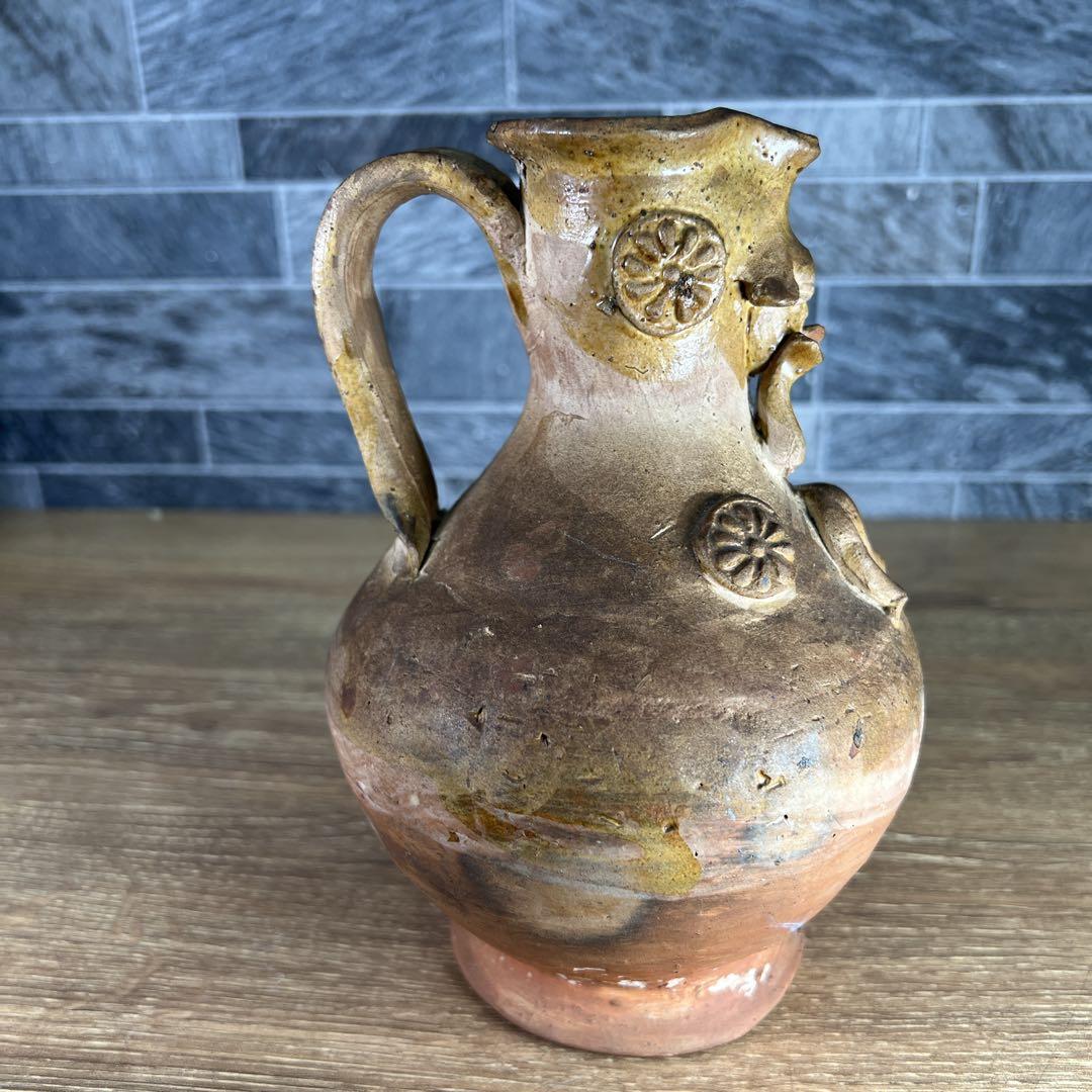 珍品】南米 ペルー インカ帝国 壺 レプリカ 19cm 素焼き - メルカリ