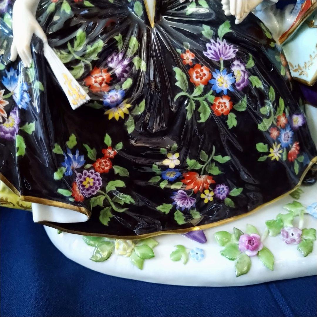 ふーさん✤Meissenフィギュリン『アウグスト三世とマリア・ヨゼファ』✤