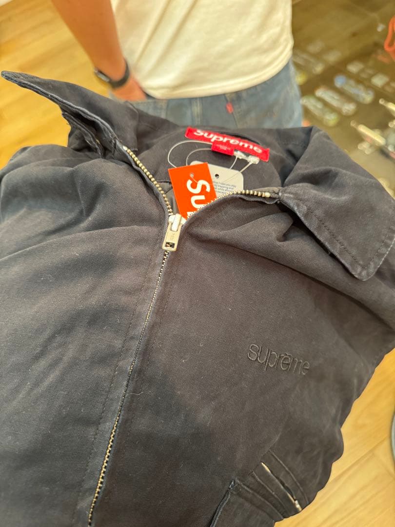 スケートボード Supreme Hooded Utility Jacket \"Black\"