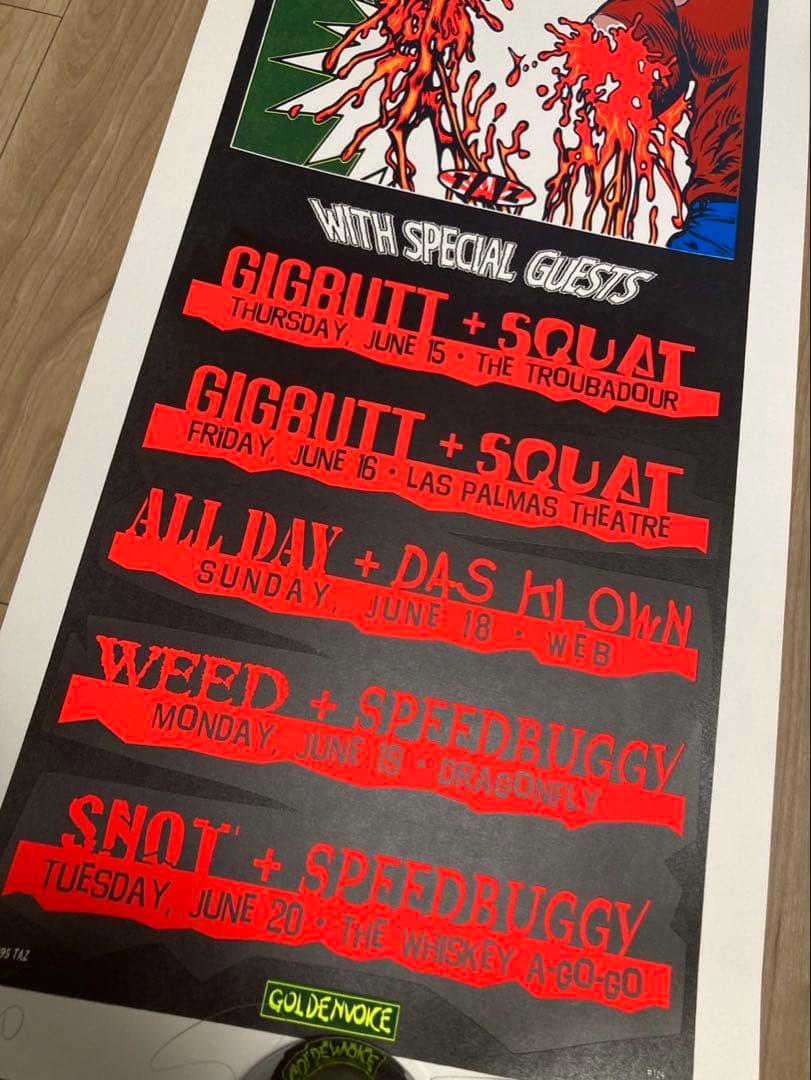 Taz NOFX AKIRA 鉄雄 金田ポスター kozik