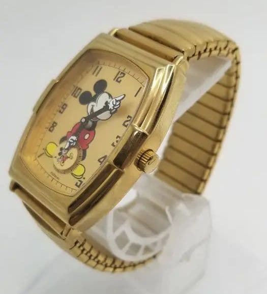 美品【ディズニー&ロンハーマンコラボ】ミッキー時計 注文 ロン