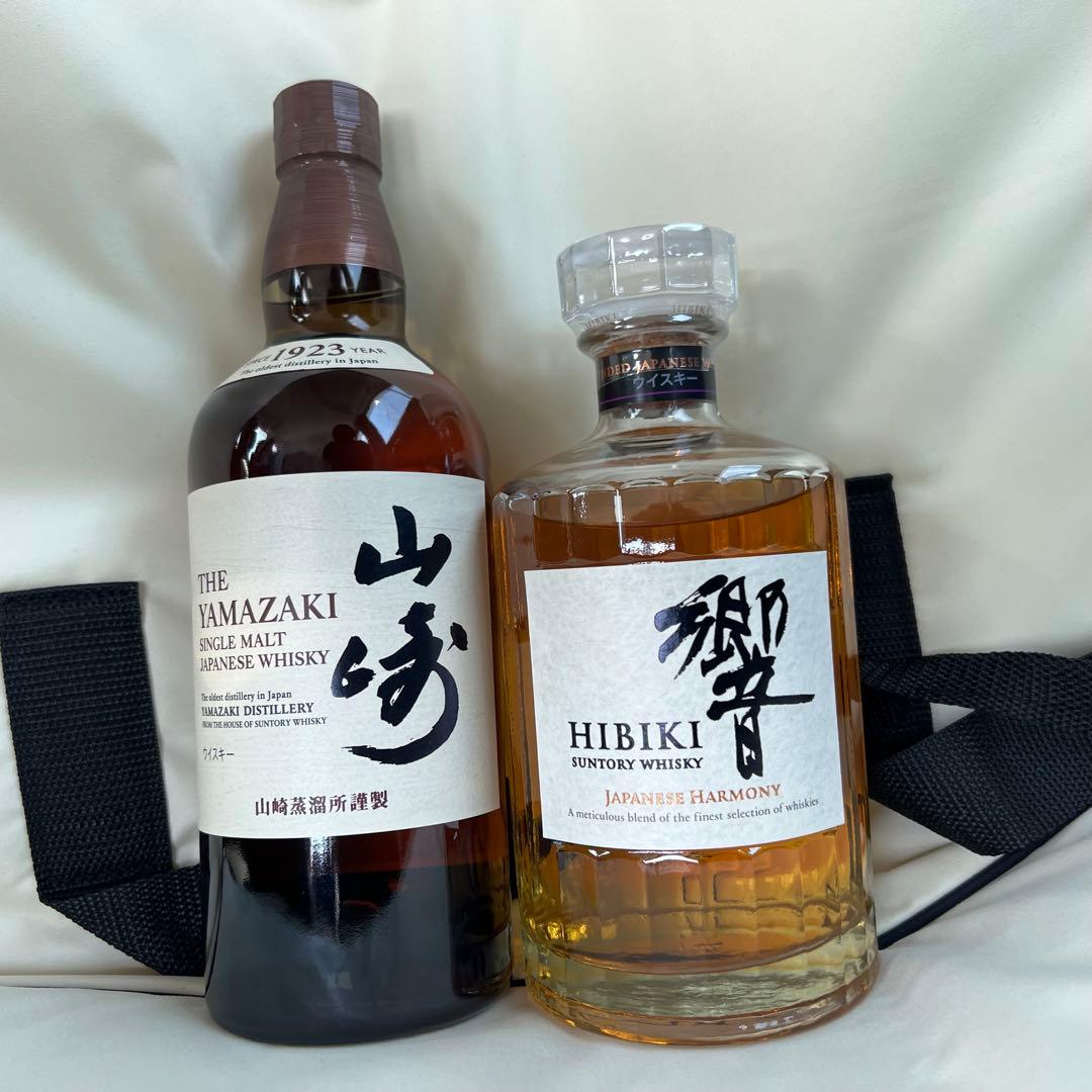 未開封山崎12年響 2本セットサントリーウイスキー700ml 箱付