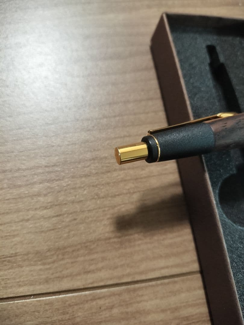 ボナンペン 木軸 真鍮金具 インドローズウッド 白太 木軸ペン