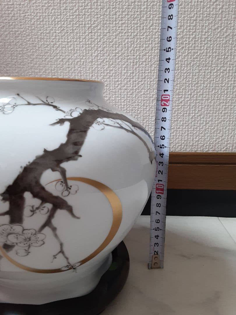 百木春夫作高級磁器限定版桜花瓶皇室担当