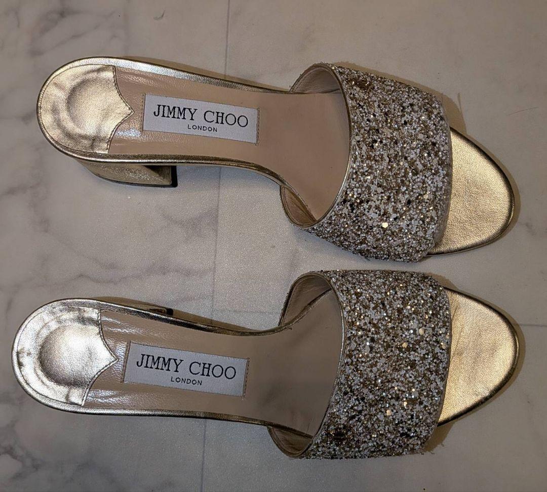 N*o様 【JIMMY CHOO】 3日間限定価格　ゴールド＆シルバーグリッター
