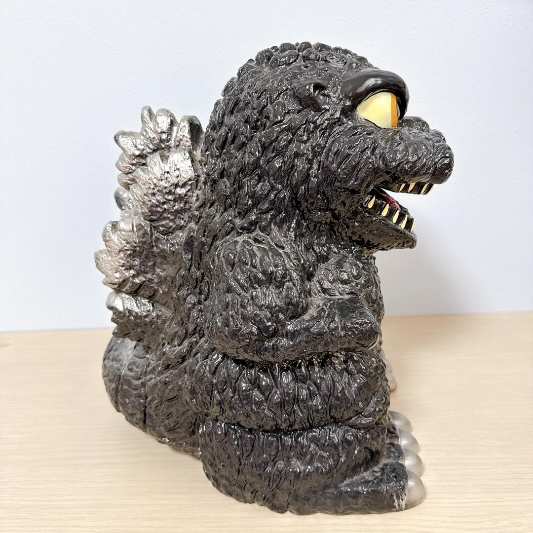 1994年 当時物 ユタカ ゴジラ GODZILLA 特大 ソフビ ビッグ貯金箱