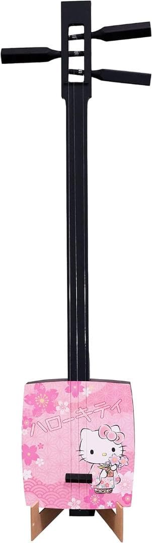 Hello Kitty ハローキティ 小じゃみ チントン さくら着物 ミニ三味線