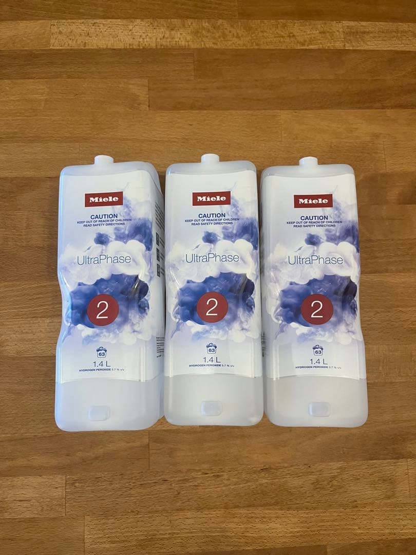 Miele ミーレ 純正 洗濯洗剤 ウルトラフェーズ①② 《5本セット
