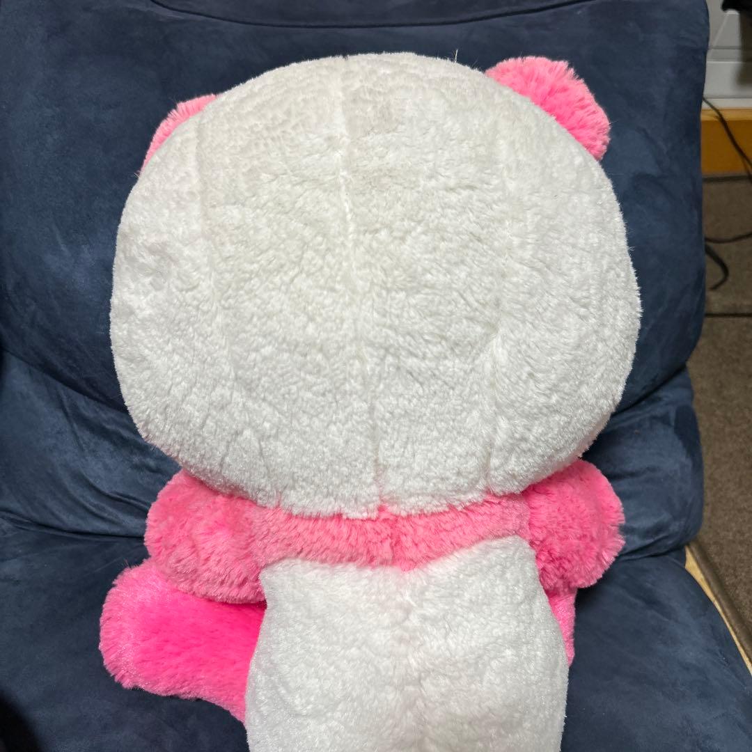 XL座　パンダトーングルーミーぬいぐるみ パンダトーンピンク