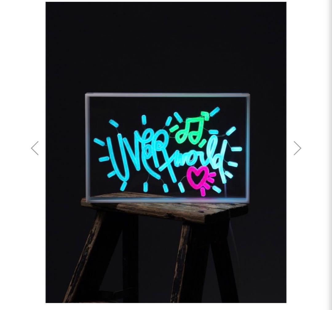 UVERworld 克哉プロデュース LEDサインネオンボード - メルカリ