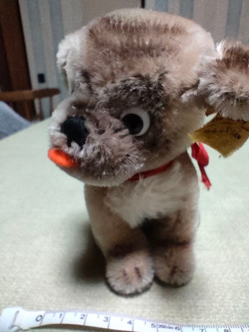 シュタイフ社 モプシードッグ ヴィンテージパグ Steiff ぬいぐるみ