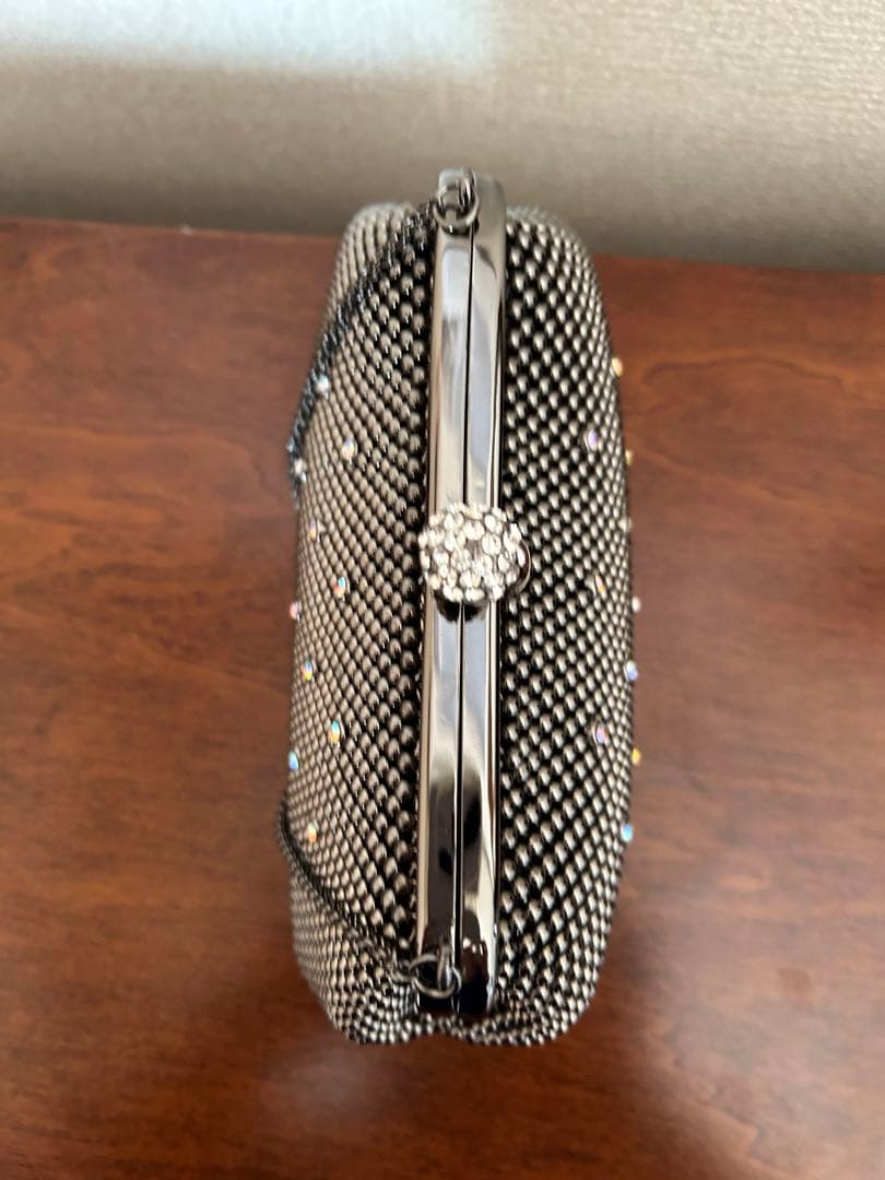 ビーズ付きパーティバッグ