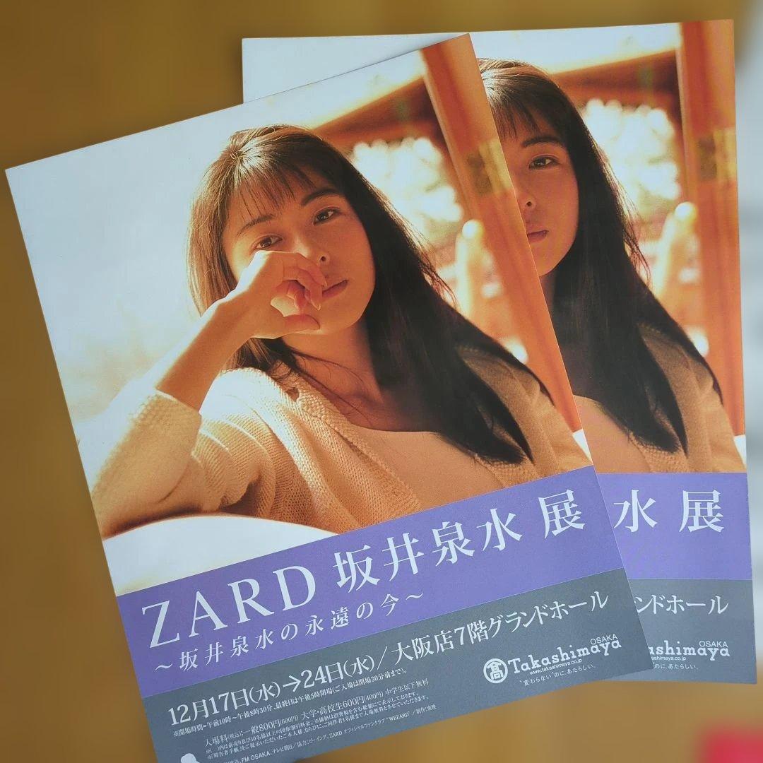 ZARD 坂井泉水展 2008 チラシ2枚 チケット、新聞記事セット ☆希少