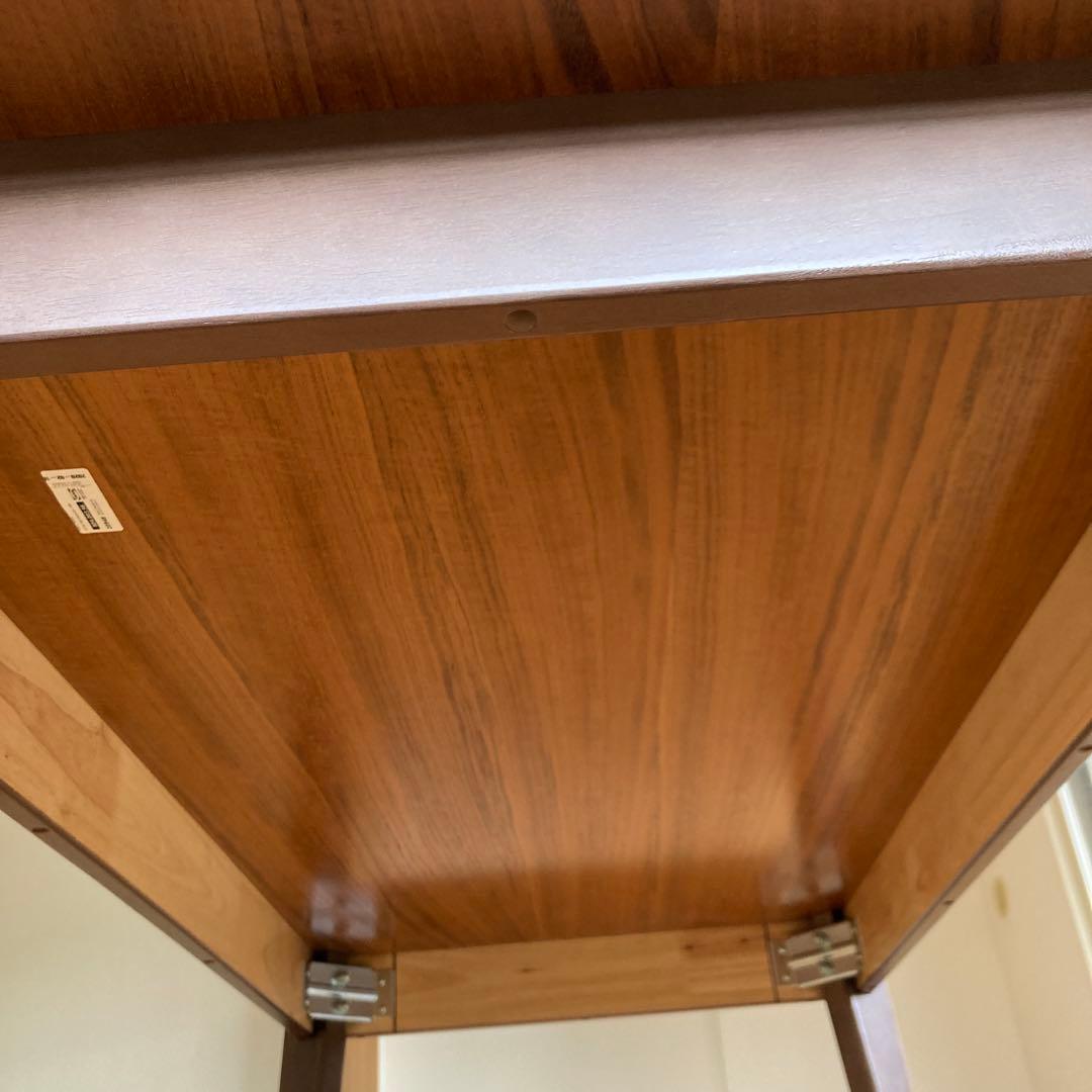 IKEA ダークブラウン 木製 ダイニングテーブル単品