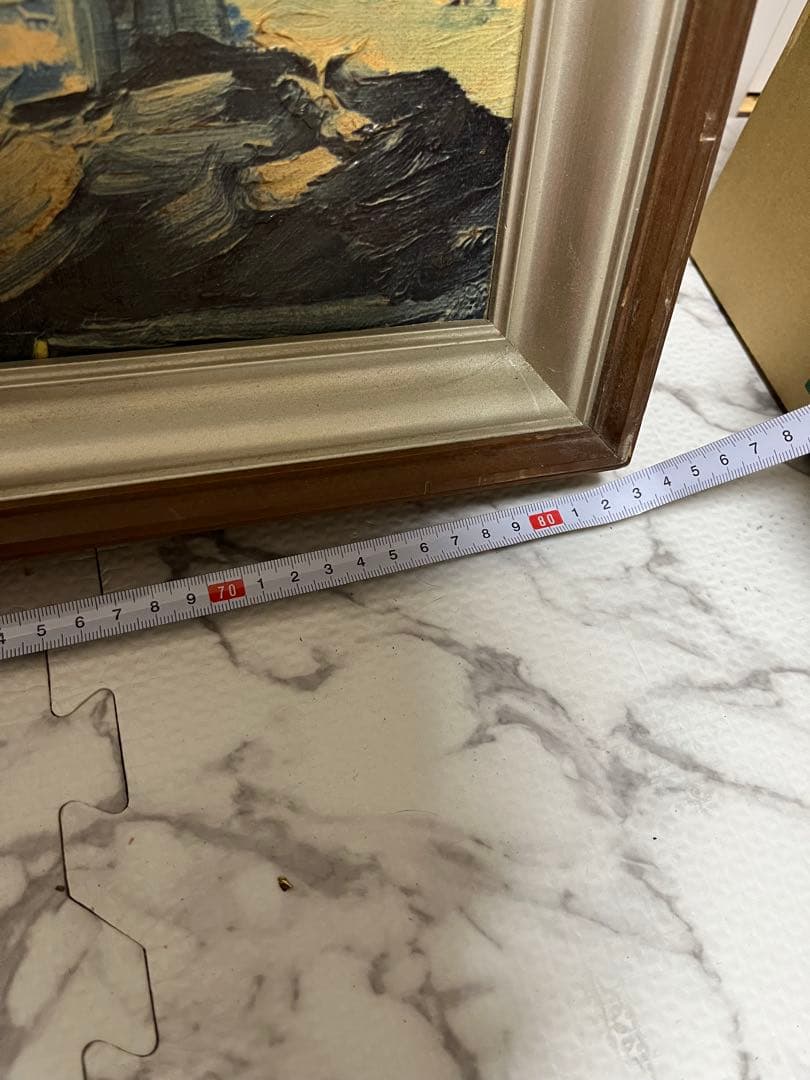 ロヴィス・コリント 複製画 「ヴァルヒェン湖の復活祭」 額装付き