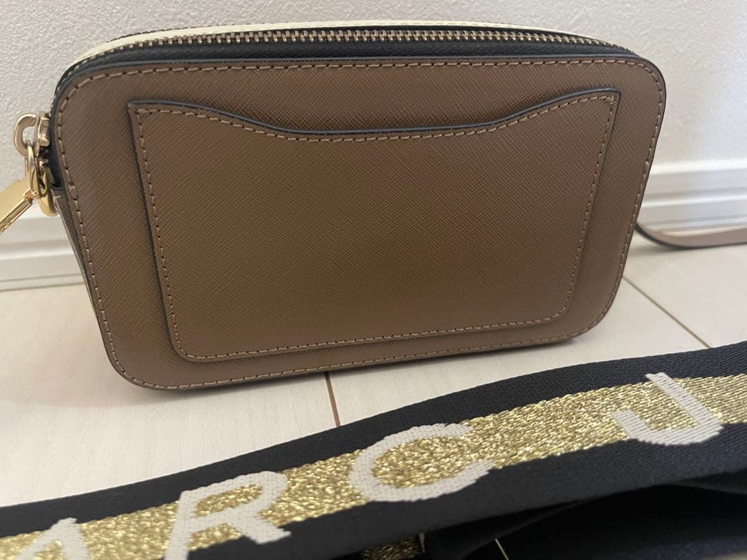 Marc Jacobs マークジェイコブス　ショルダーバッグ ブラウン/ホワイト