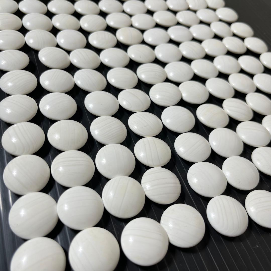 蛤碁石 32号 碁笥 碁石