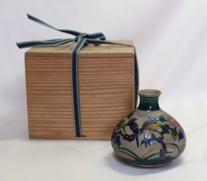 人間国宝 重要無形文化財 高橋敬典 青銅 斑紫銅 銅 花瓶