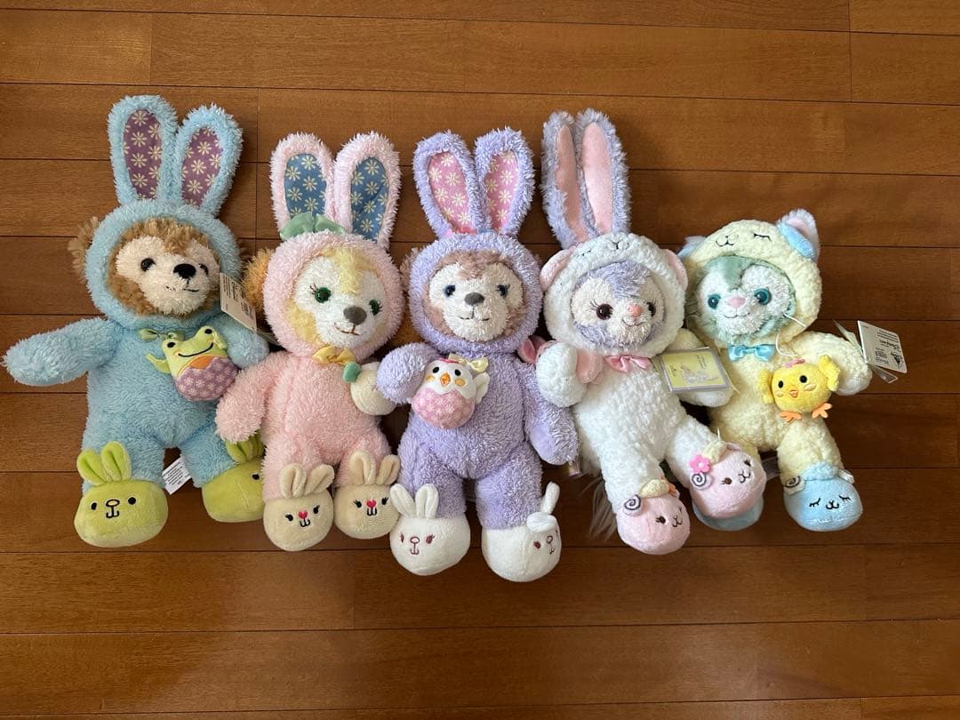 香港ディズニー　ダッフィー フレンズ　イースター　ぬいぐるみ 香港ディズニー ダッフィー フレンズ イースター ぬいぐるみ - メルカリ