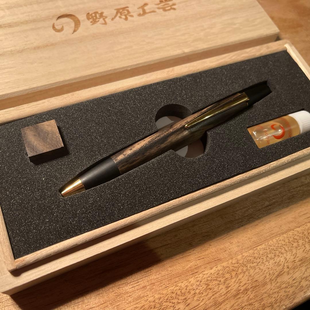 野原工芸】特上黒柿 ボールペン・ロータリータイプ - メルカリ