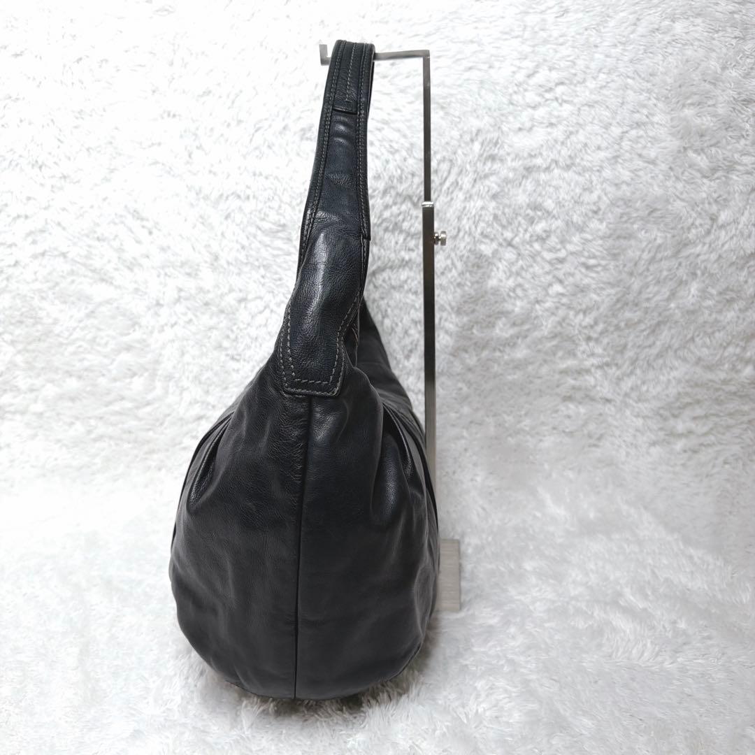 バッグ coach Ergo Pleated Hobo bag y2k black