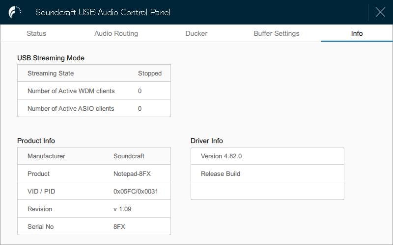 Soundcraft Notepad-8FX アナログミキサー