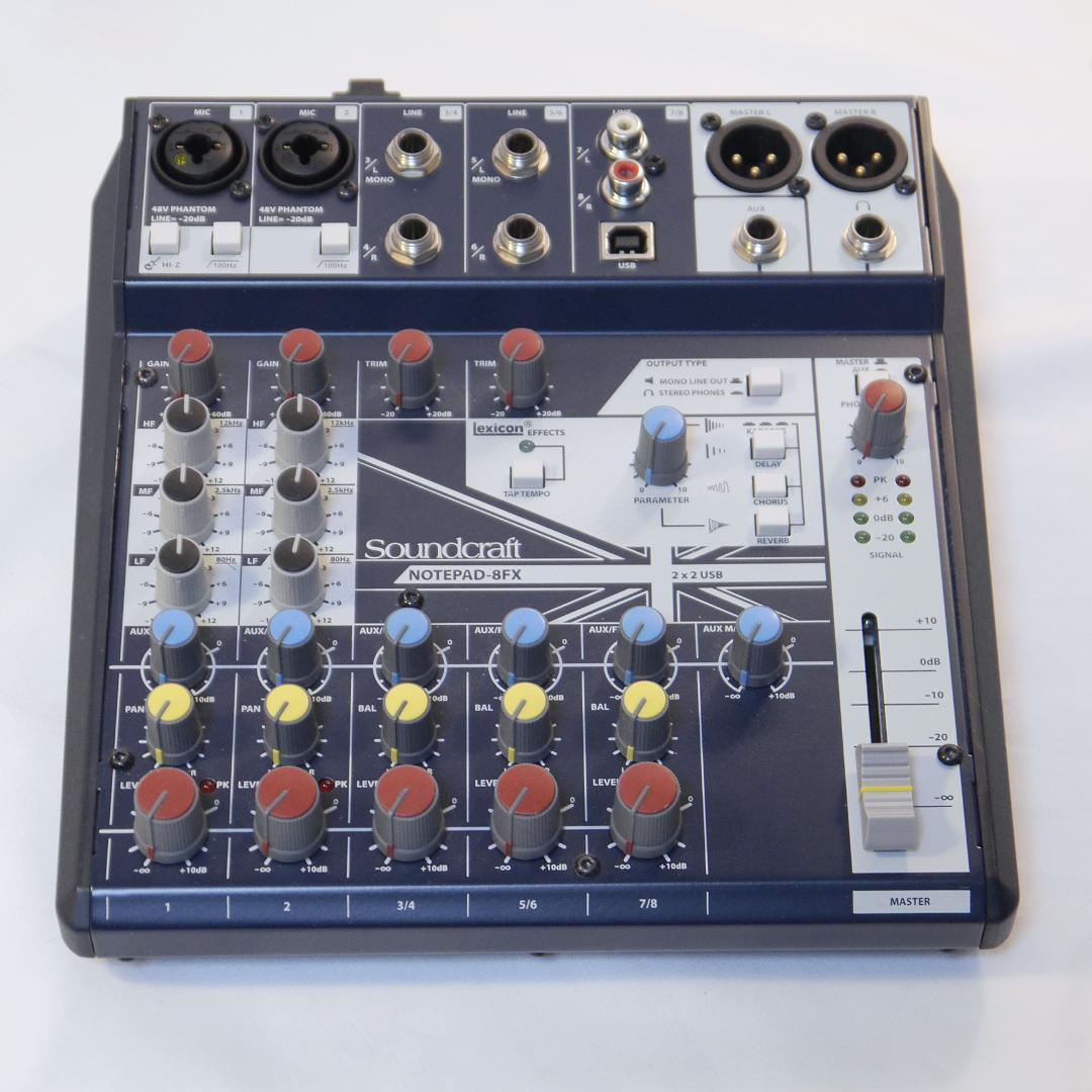 Soundcraft Notepad-8FX アナログミキサー