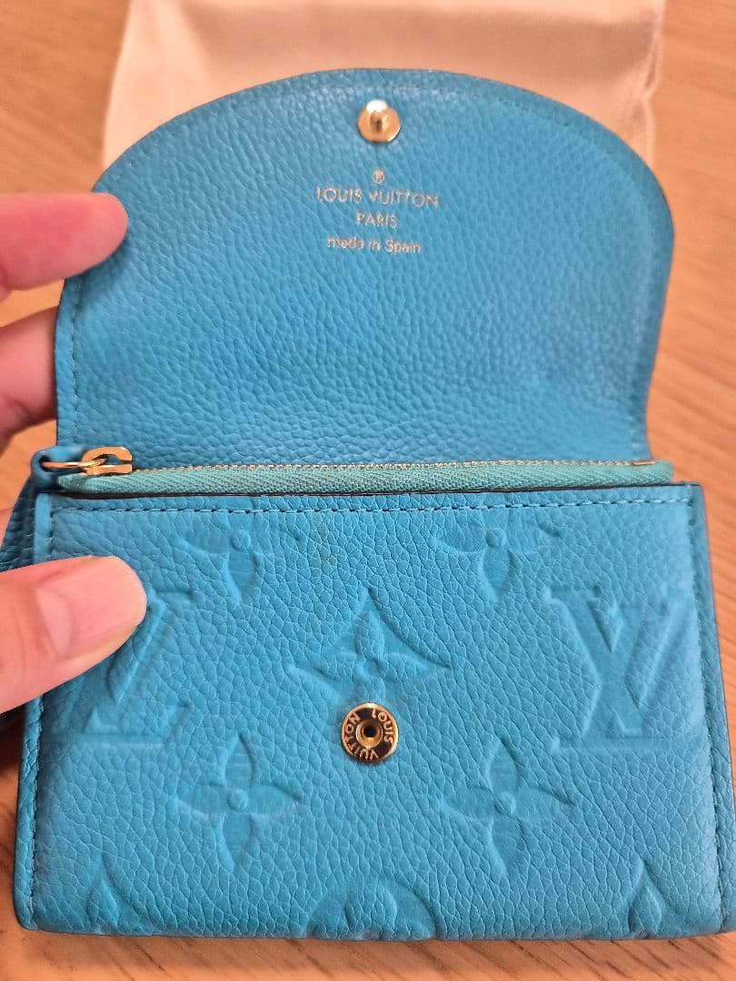 希少 ルイヴィトン ポルトモネロザリ 財布 正規品