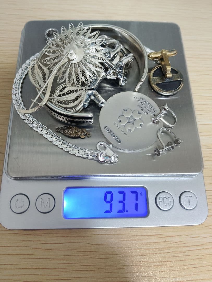 銀高騰 ジャンクsilver925,シルバーまとめ約93g・ 銀素材 - メルカリ