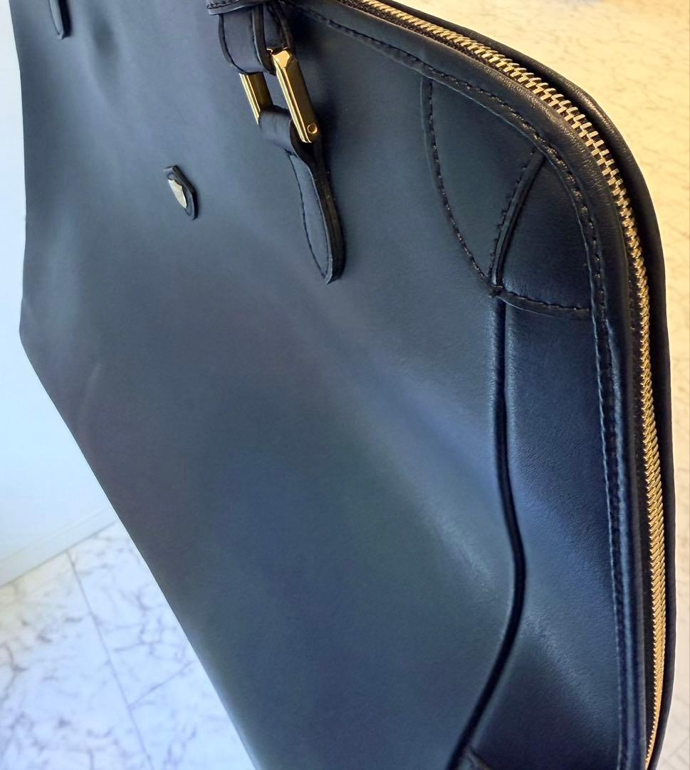 CHAMBORD SELLIERブリーフケース ／ ブラック×ゴールド