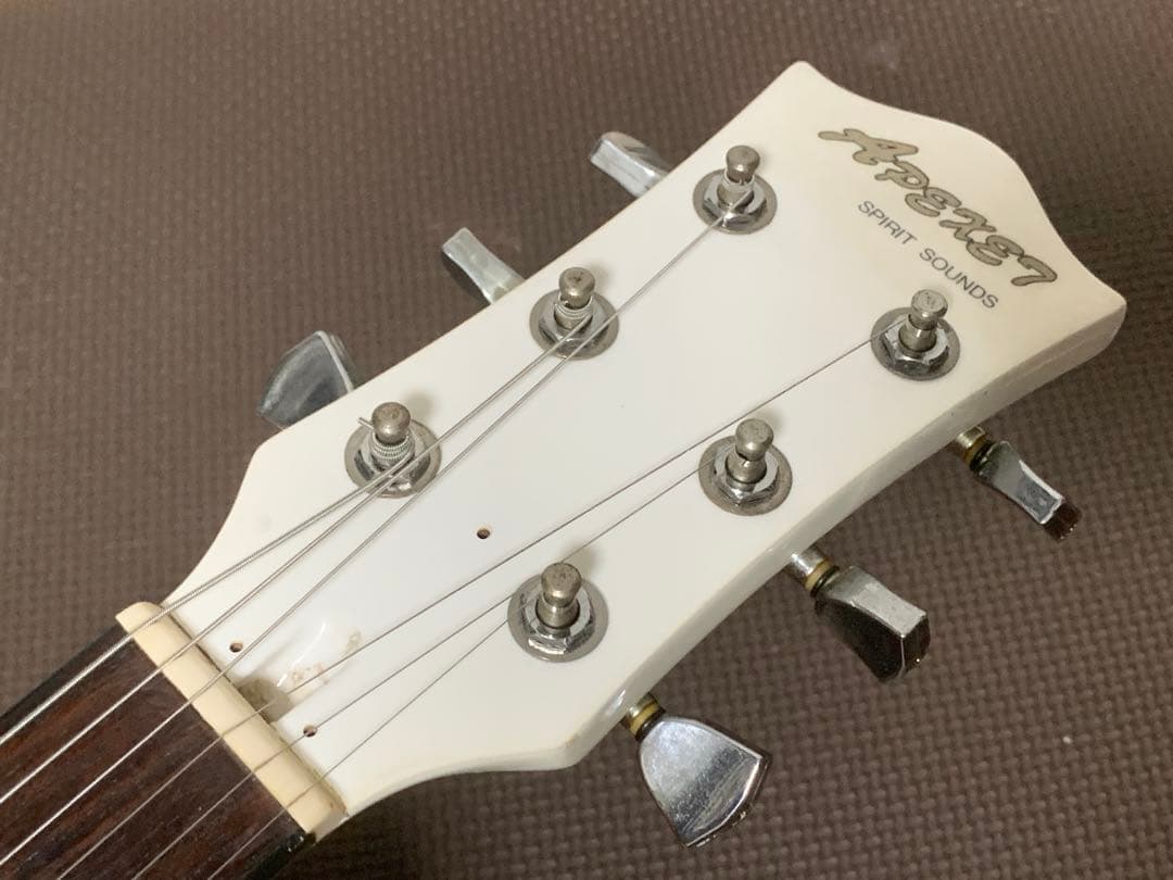 APEXE7 SPRIT SOUNDS セミアコ 白 希少 レア ジャンク - メルカリ