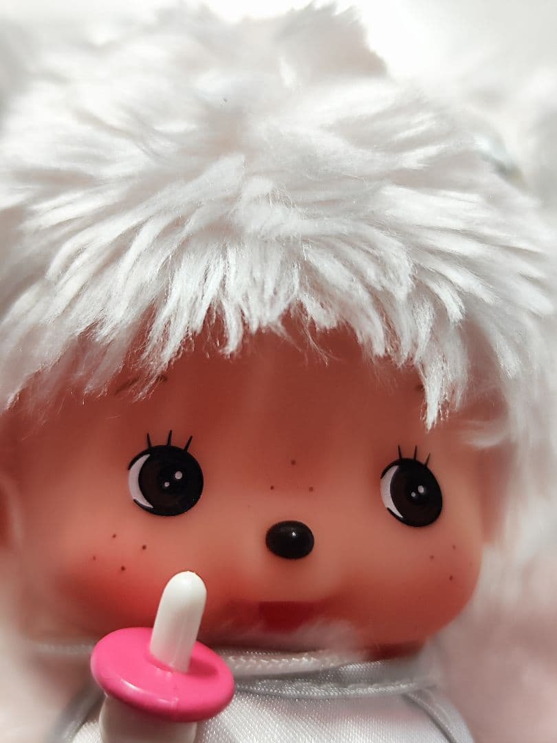 モンチッチ 10周年記念 プラチナモンチッチ 当時物 女の子 ベビチッチ レア