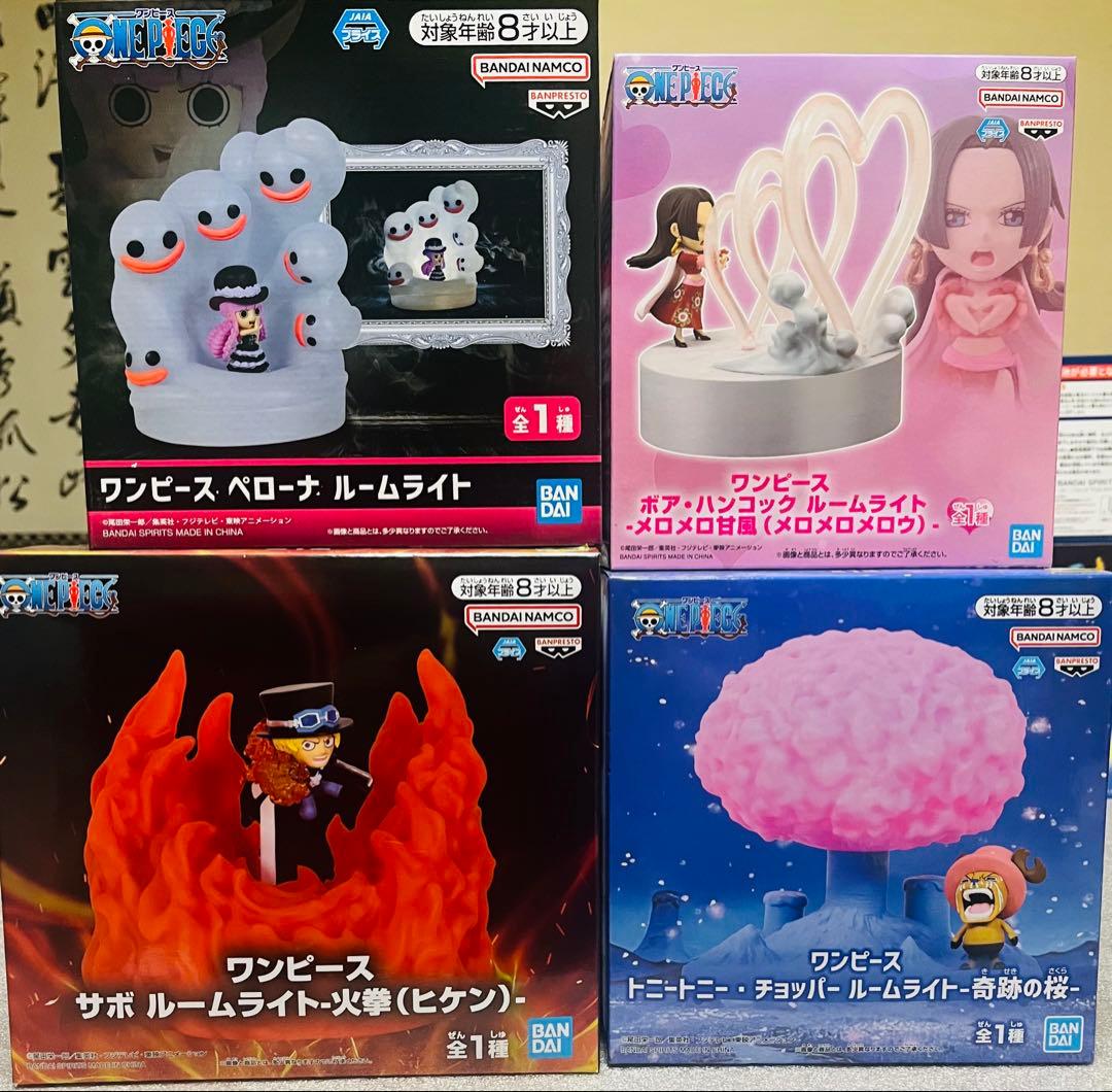 【新品、未開封プライズ】　ワンピース　ルームライト10個セット