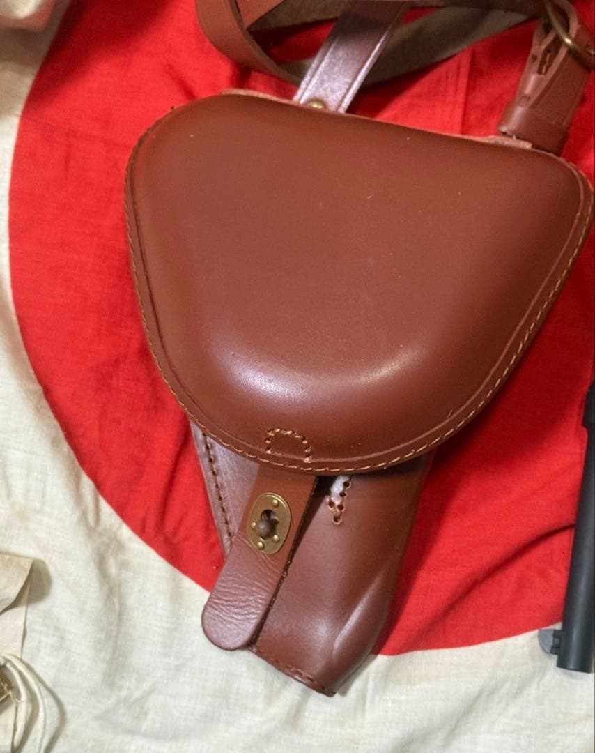 大日本帝国 南部14年式拳銃嚢 ホルスター（複製品）サバゲ 陸軍 将校 下