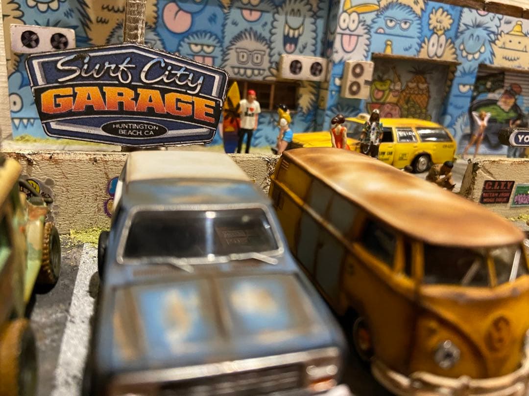 ジオラマ 1/64 【Surf City GARAGE】