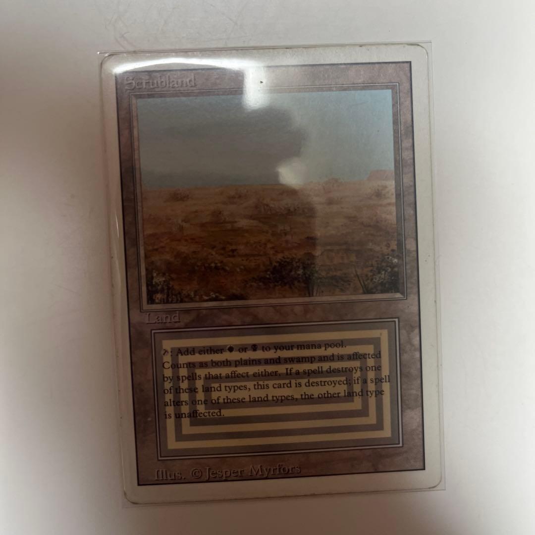 【MTG】Scrubland 英語1枚 MTG】Scrubland 英語1枚 scrubland mtg 英語 1枚 hp scrubland mtg