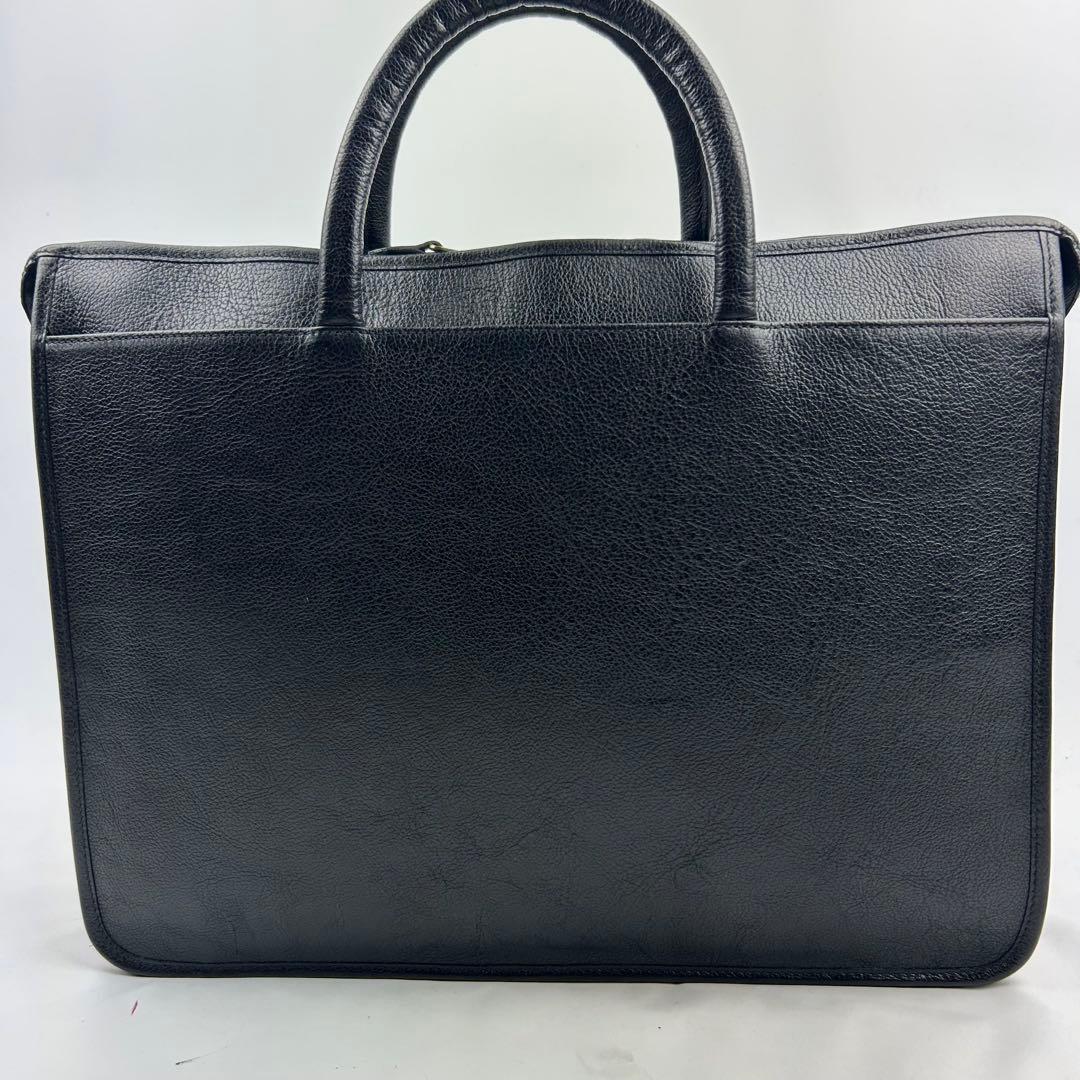 【美品】イルビゾンテ　トートバッグ　ビジネスバッグ　ブリーフケース　ロゴ　型押し