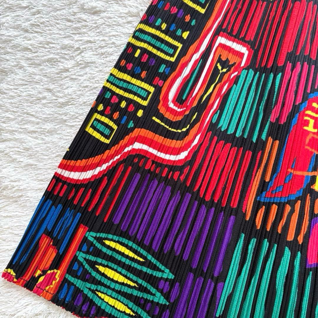 極美品☆希少☆プリーツプリーズ☆イッセイミヤケ☆お洒落なスカート☆サイズ２