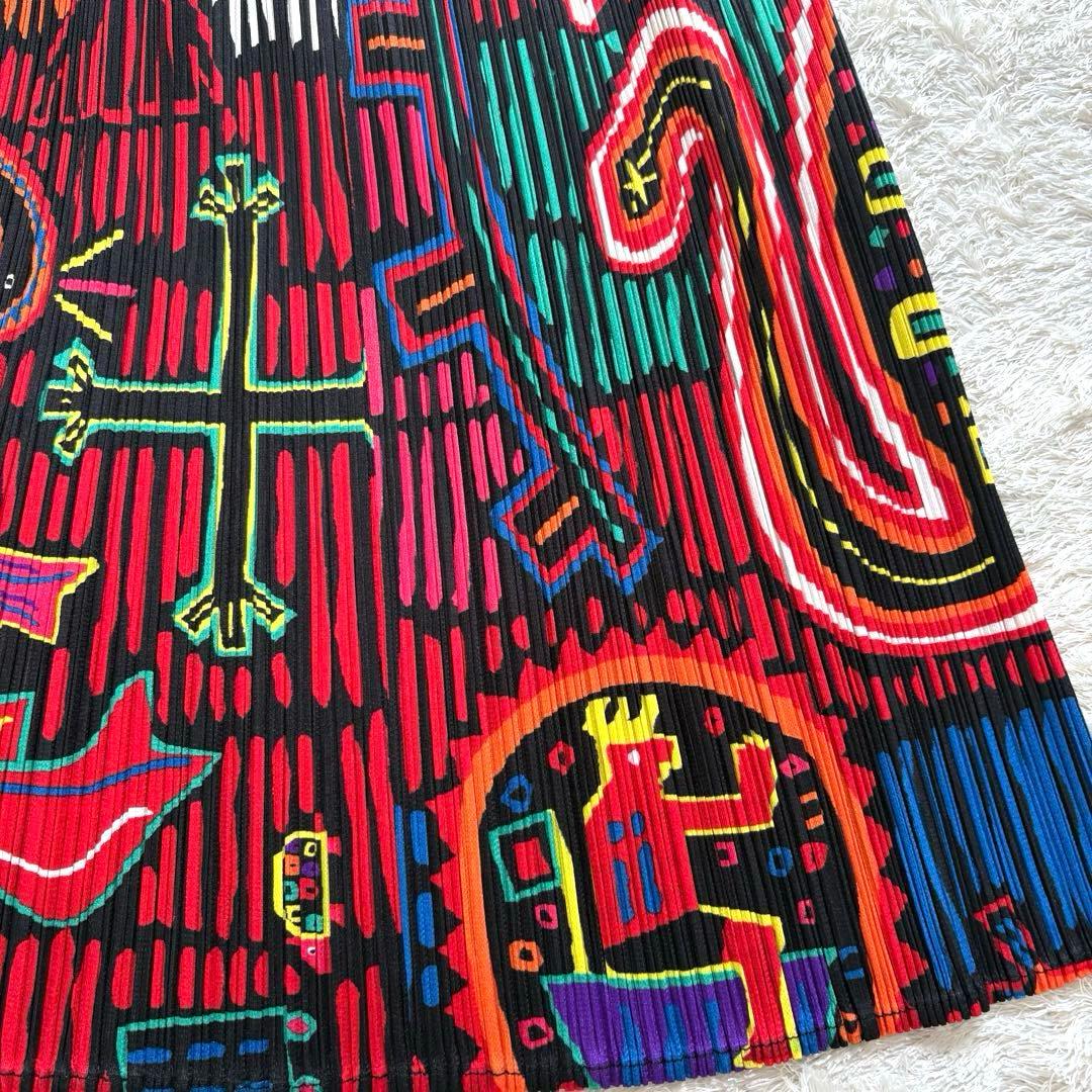 極美品☆希少☆プリーツプリーズ☆イッセイミヤケ☆お洒落なスカート☆サイズ２