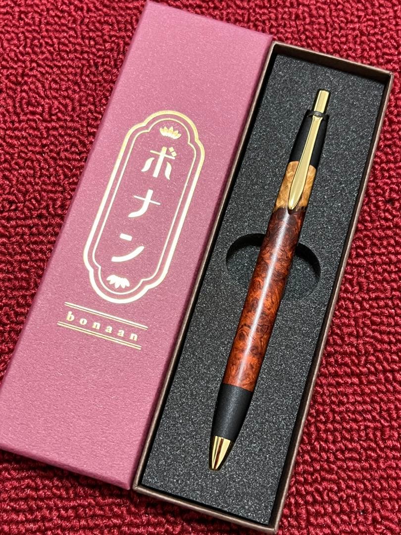 ボナンペン 真鍮金具 本花梨瘤源平特杢 MP ( 野原工芸 工房楔 ) - メルカリ