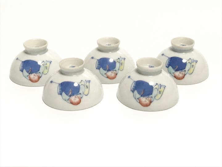 作家物 十二代 酒井田柿右衛門 猩猩 酒器揃 盃 猪口 徳利 セット