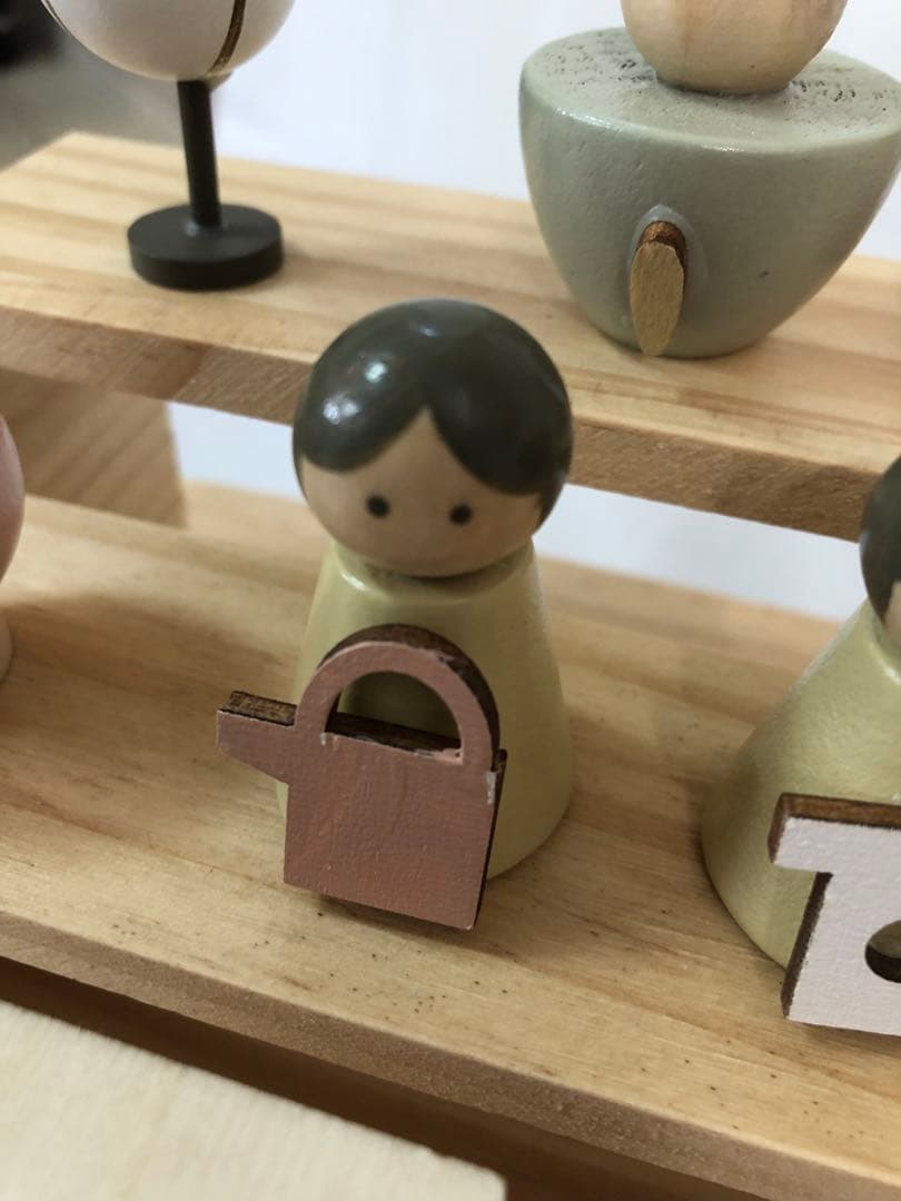 木製ひな祭り飾り 3段セット