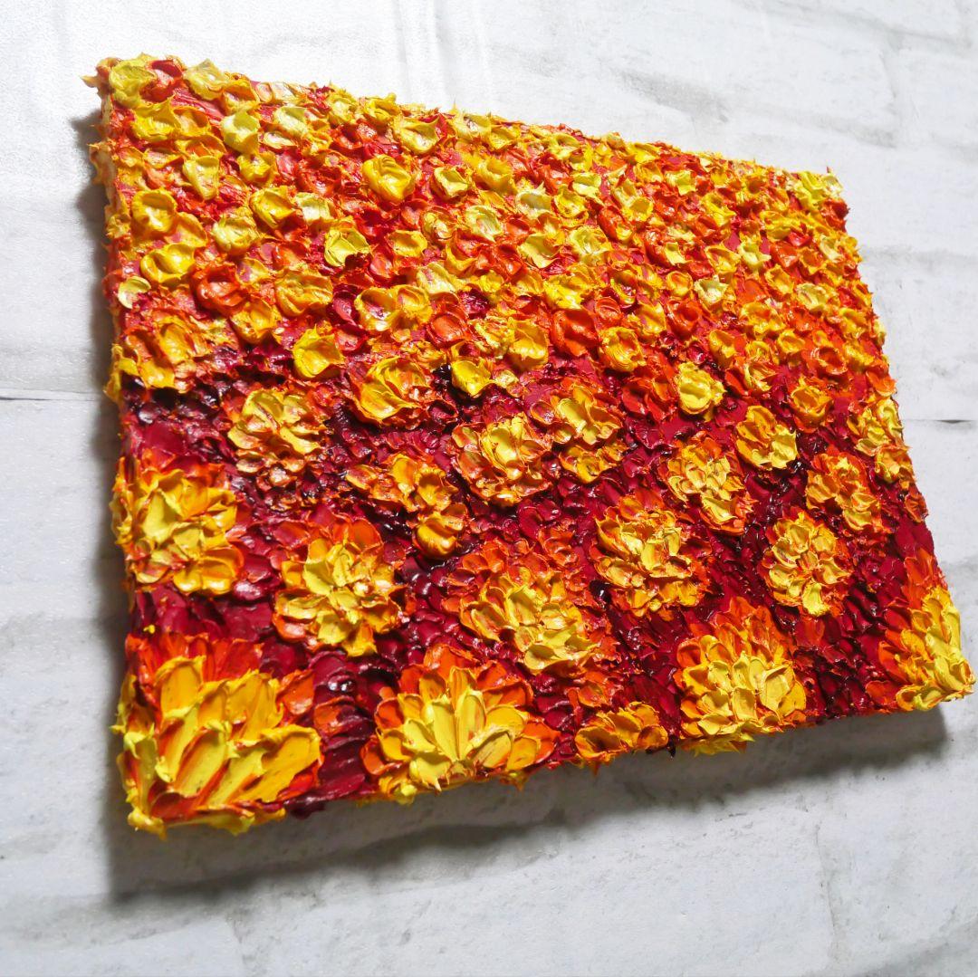 油絵 油彩 油彩画 絵画 絵 【マリーゴールド】