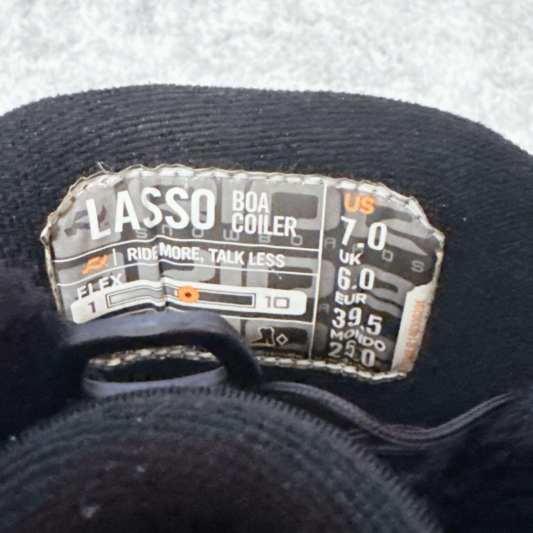 RIDE LASSOスノーボード ブーツ ダブルボア 25cm 黒