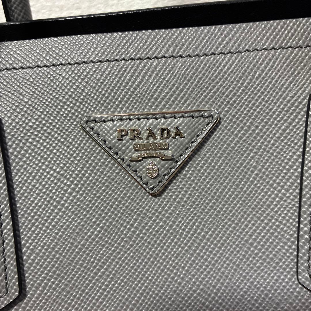 プラダ(Prada) BN2823 Saffiano Cuir グレー